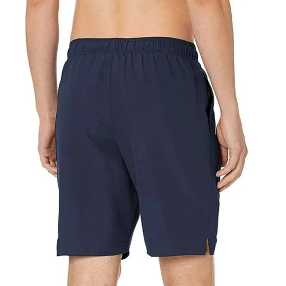 NWT Nike Men's Navy Swim Trunks - Picture 2 of 12